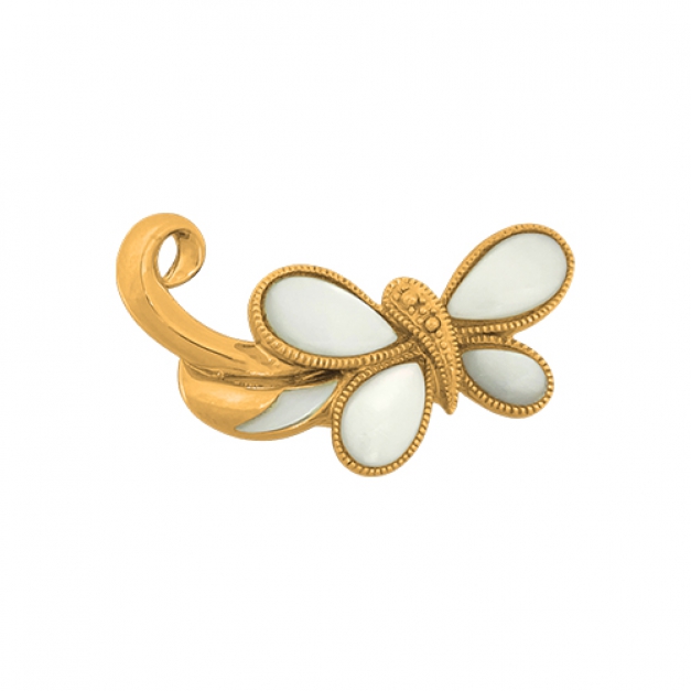 SVクリップクラスプ CC-553-WH(CZ無)　金色