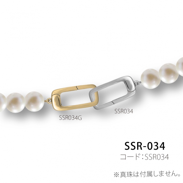 SVスナップリング SSR-034長方形型　金色