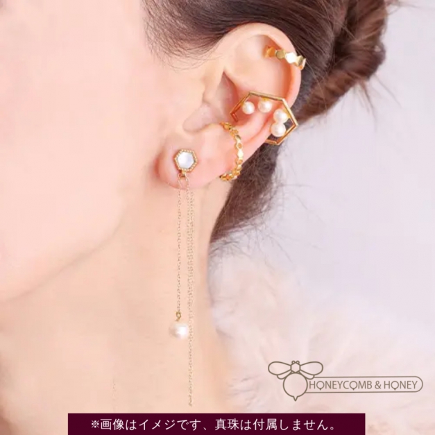 SVイヤーカフEC-318 Honeycomb&Honey