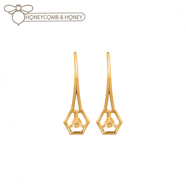 SVピアスPI-202 Sサイズ金色 Honeycomb&Honey