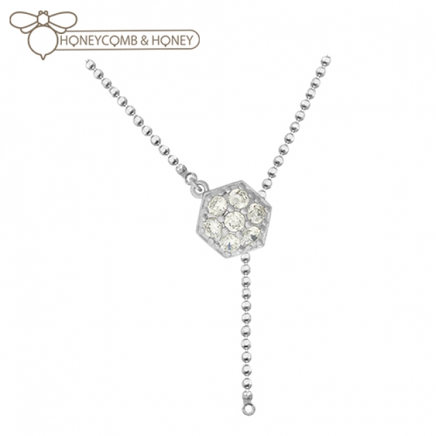 SVクリップネックレスCCA-202Z CB50 Honeycomb&Honey