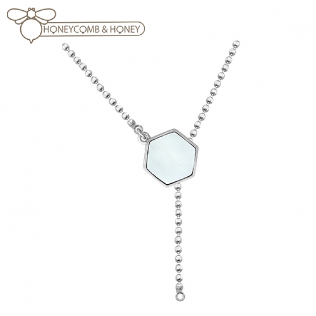 SVクリップネックレスCCA-203WH CB50 Honeycomb&Honey