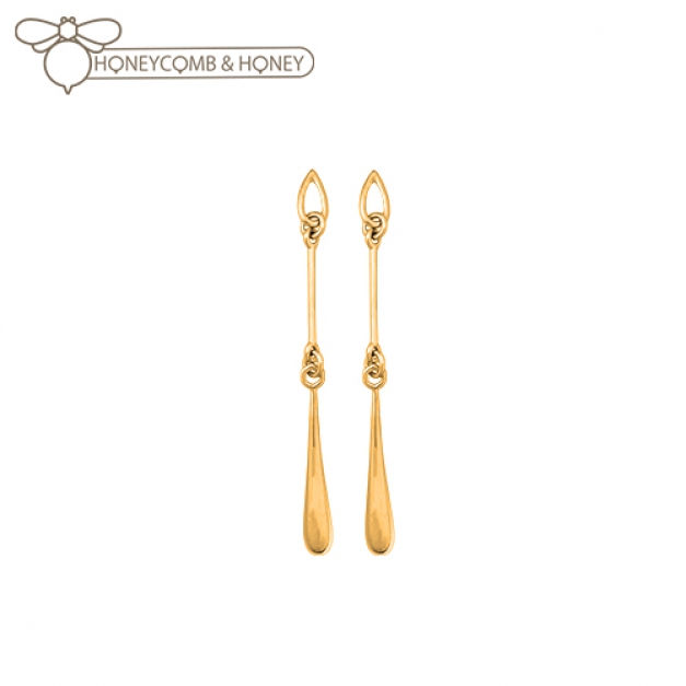 SVピアスチャームPIC-002 Sサイズ金色 Honeycomb&Honey