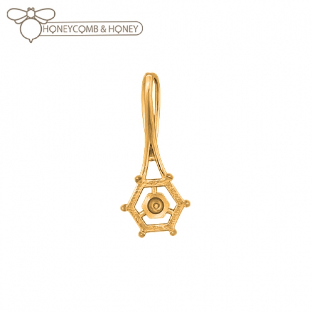 SVペンダントPN-2058 Mサイズ金色 Honeycomb&Honey