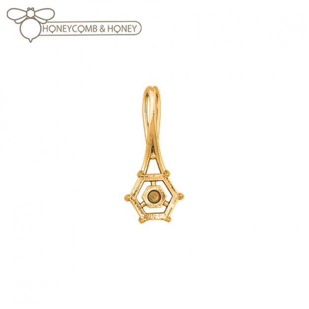 SVペンダントPN-2059 Sサイズ金色 Honeycomb&Honey